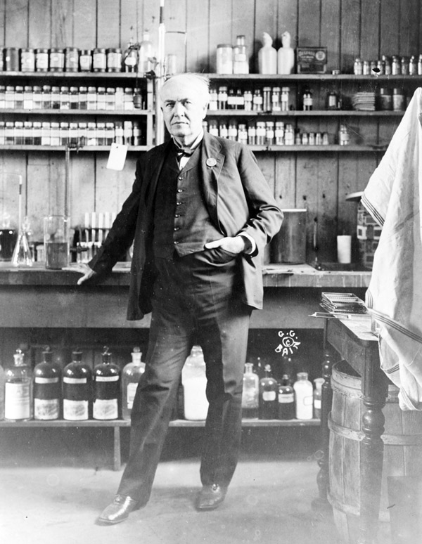 Power generation and electric thomas edison light bulb quote. Power generation and electric