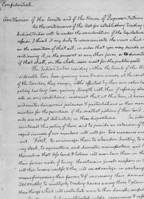 Image for: Thomas Jefferson: Message to Congress about the Lewis and Clark Expedition