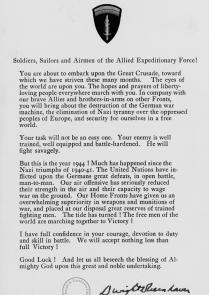 Image for: Dwight D. Eisenhower: Order of the Day