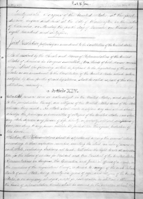 Image for: Fourteenth Amendment to the U.S. Constitution