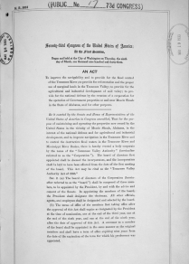 Image for: Tennessee Valley Authority Act