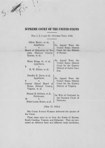 Image for: Brown v. Board of Education