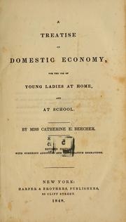 Image for: Catharine E. Beecher: Treatise on Domestic Economy